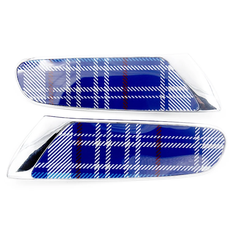 Mini Cooper F55 F56 F57 Side Lamp Cover Speedwell Blue Chrome