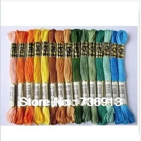 

Total 50 Skeins Embroidery Thread Floss Choose Any Colors And Quantity--8.7 Yard Length