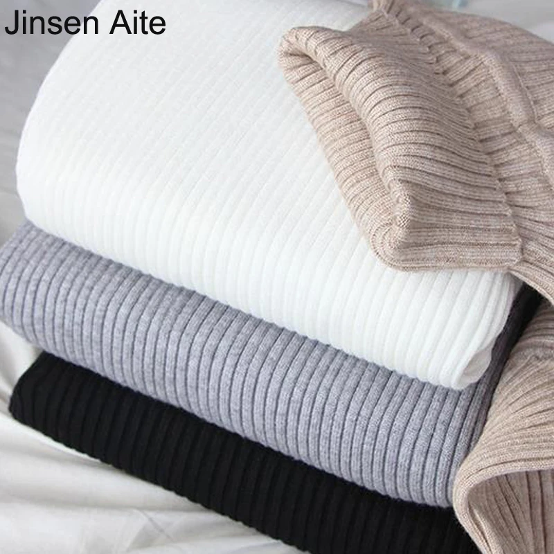 

Jinsen Aite Plus Size XL-4XL Women Turtleneck Winter Sweater Long Sleeve Fashion Solid Casual Lady Female Tops Pullovers JS681