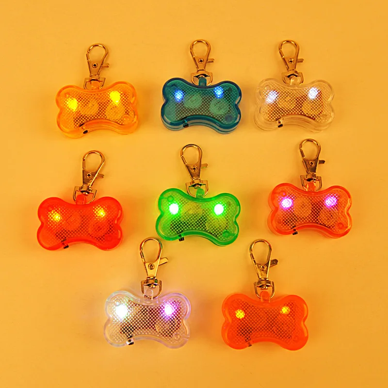 

Светодиодная подсветка форма кость Собаки ID бирка безопасность питомца воротник кулон для прогулок на открытом воздухе вспышка реквизит F20174008