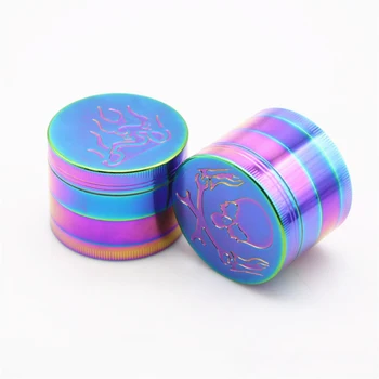 

10pcs/lot 2017 New diameter 52MM Metal Herb Grinder Crusher Tobacco Grinder as pipe or smoking cigarette cigar tool amoladora