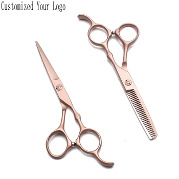

5.5" 6" JP Stainless Rose Gold Barber Shears Professional Grooming Scissors Cutting Scissors Thinning Shears Hair Scissors C9030