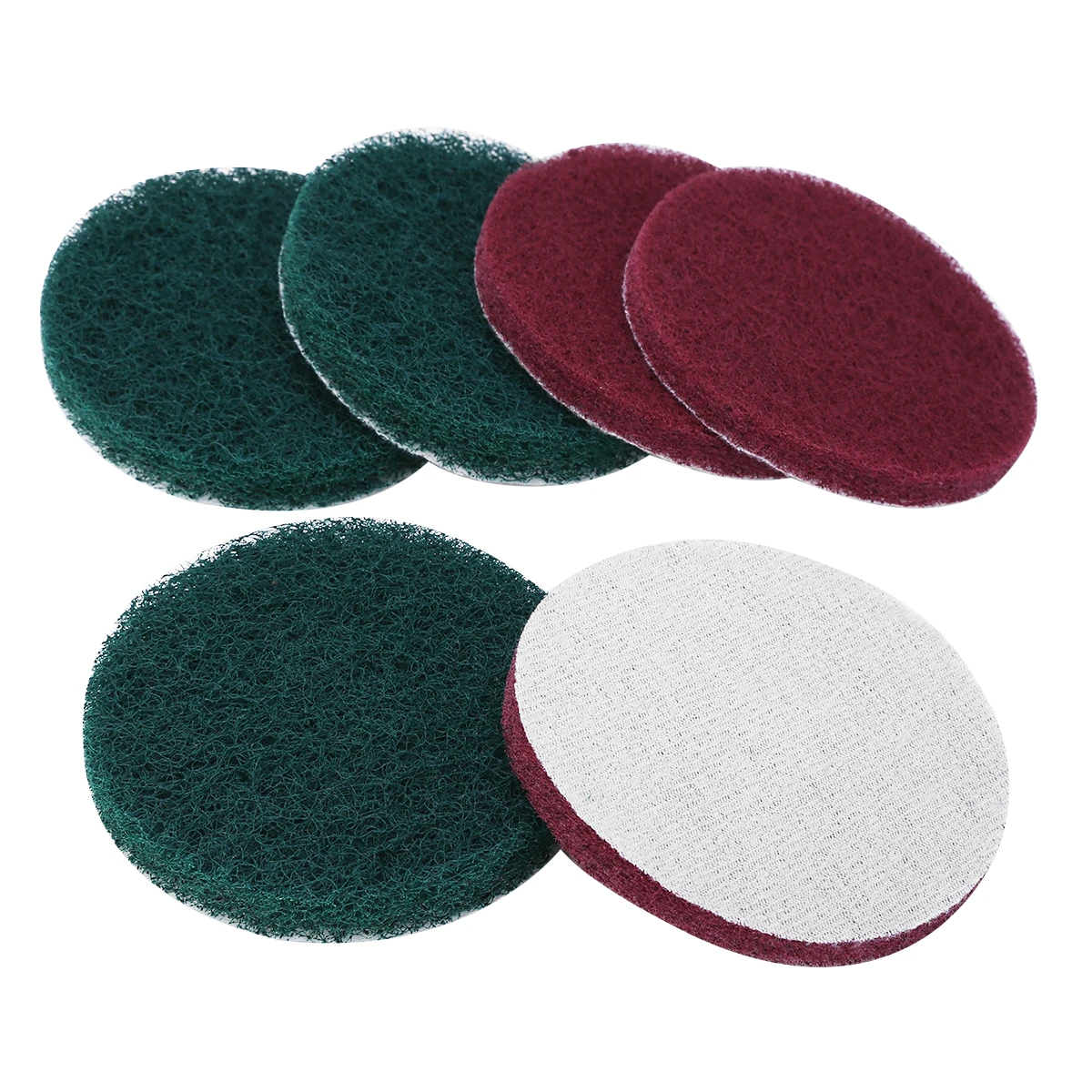 1 set 5 Inch Red + Green Scrub Pads Electric Drill Brush Head Power Scrubber Scouring Pads Panel Porcelain Tile Cleaning Kit 1 set 5 Inch Red + Green Scrub Pads Electric Drill Brush Head Power Scrubber Scouring Pads Panel Porcelain Tile Cleaning Kit