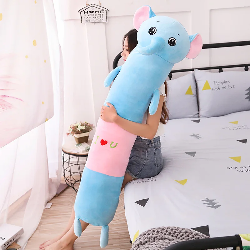

140cm Elephant plush toys stuffed animals Long Cat doll kids pillow baby cushion Children Kids Gift Birthday Bear