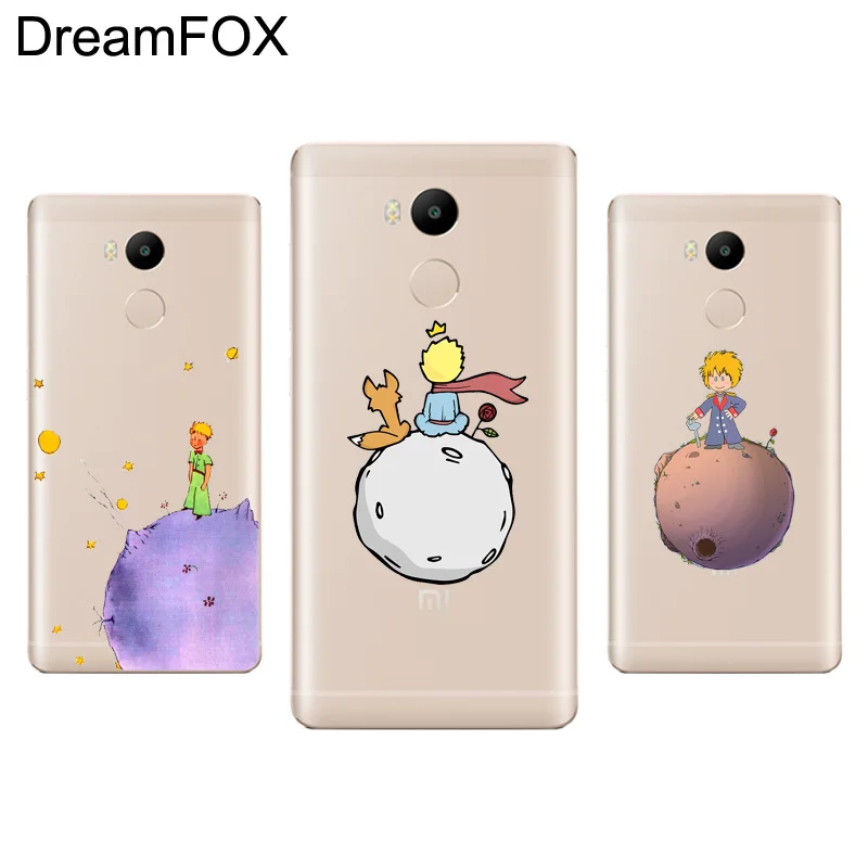 

DREAMFOX M249 Little Prince Soft TPU Silicone Case Cover For Xiaomi Redmi Note 3 4 4X 5 5A 6 7 Pro Global