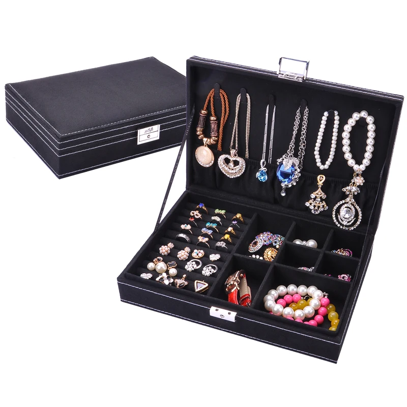 

Black Rings Organizer Jewelry Display Ring Storage Jewelry Box Jewelry Boxes Jewelry Gift Box Packaging Ring Box Ring Display
