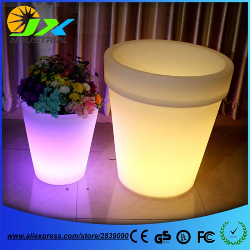 jxyindustrial light / decorative led garden flower pot 1pc