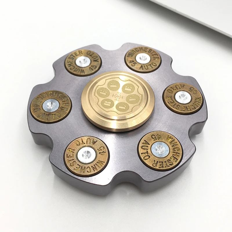 

revolver stainless steel disc shape hand spinner EDC Fidget Spinner Educational Toys Spinner Hand Anti Stress Toy