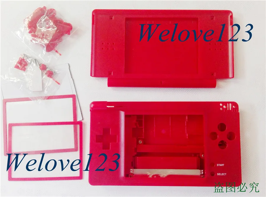Полный набор case/В виде ракушки для DS Lite NDSL Nintendo игровой консоли Марио версия