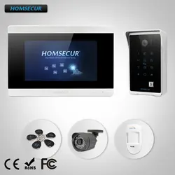 HOMSECUR 7 "Проводной Видеодомофон Система + Передача Вызова для Квартиры BC081 + BM715-S