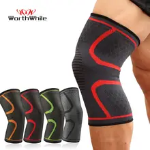 Vale a pena 1 pc elásticos joelheiras esportes de náilon fitness engrenagem joelheira cinta correndo basquete protetor vôlei apoio