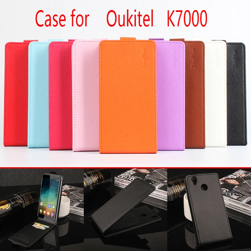Vintage Flip Cases for Oukitel K7000 Luxury Retro PU Leather Phone Cose