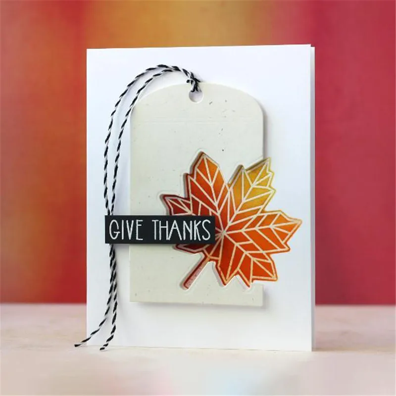 

DiyArts Maple Leaf Metal Dies Cutting Die Cut DIY Decorative Embossing Scrapbooking Collect Craft Create Stamps Card Stencil