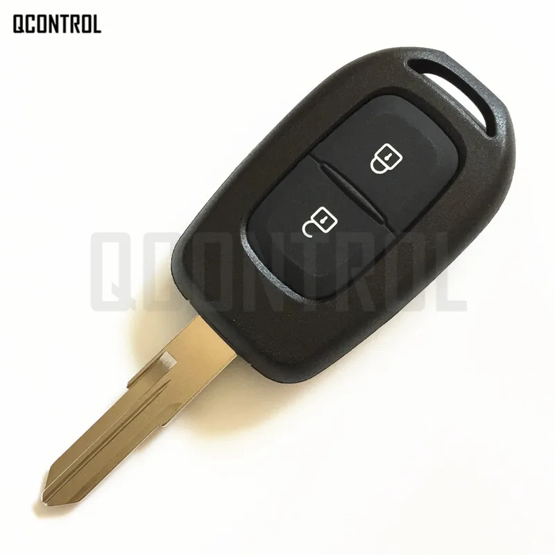 QCONTROL дистанционный Автомобильный ключ 433 МГц с чипом PCF7961M HITAG AES для Renault Sandero Dacia Logan Lodgy Dokker Duster VAC102 Blade