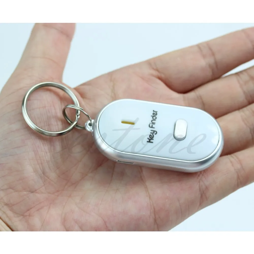Белый светодиодный брелок для поиска ключей|keychain find|led key finderled finder locator |