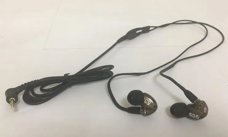 fast ship Brand SE535 Detachable earphone Hi-fi stereo Headset SE 535 In ear Earphones Separate Cable with Box VS SE215