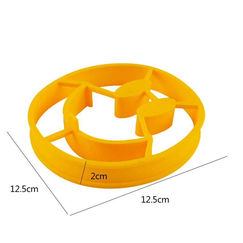 1 шт., форма для яиц с улыбающимся лицом, силиконовая форма в форме улыбки, устройство для омлета, инструмент для яиц, кухонный инструмент, сделай сам, креативная форма для яичницы