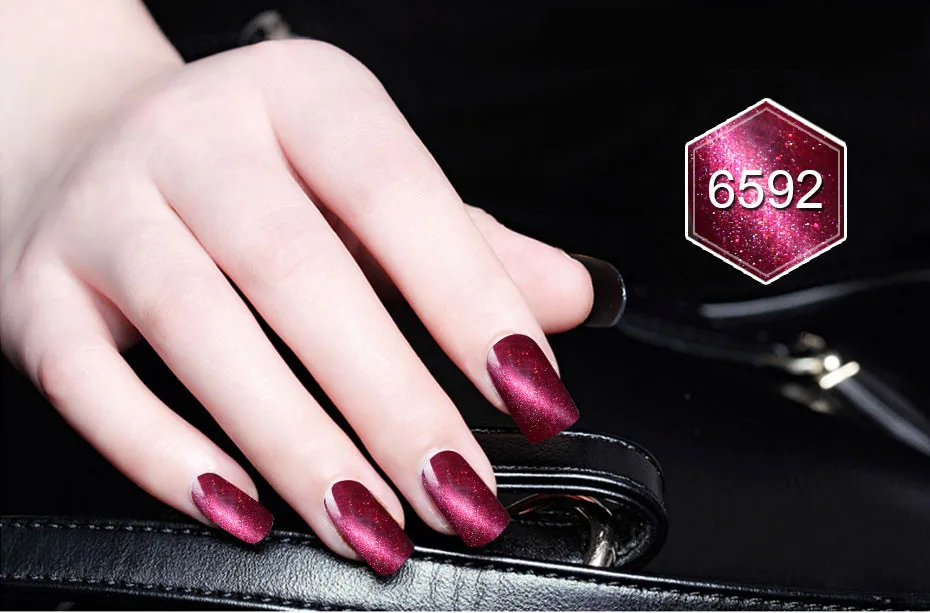 Elite99 кошачий глаз Gelpolish выдерживает с отличительные знаки ногтей маникюр искусство длительный гель лак с наклейкой выбрать цвет 1 с 1 магнит