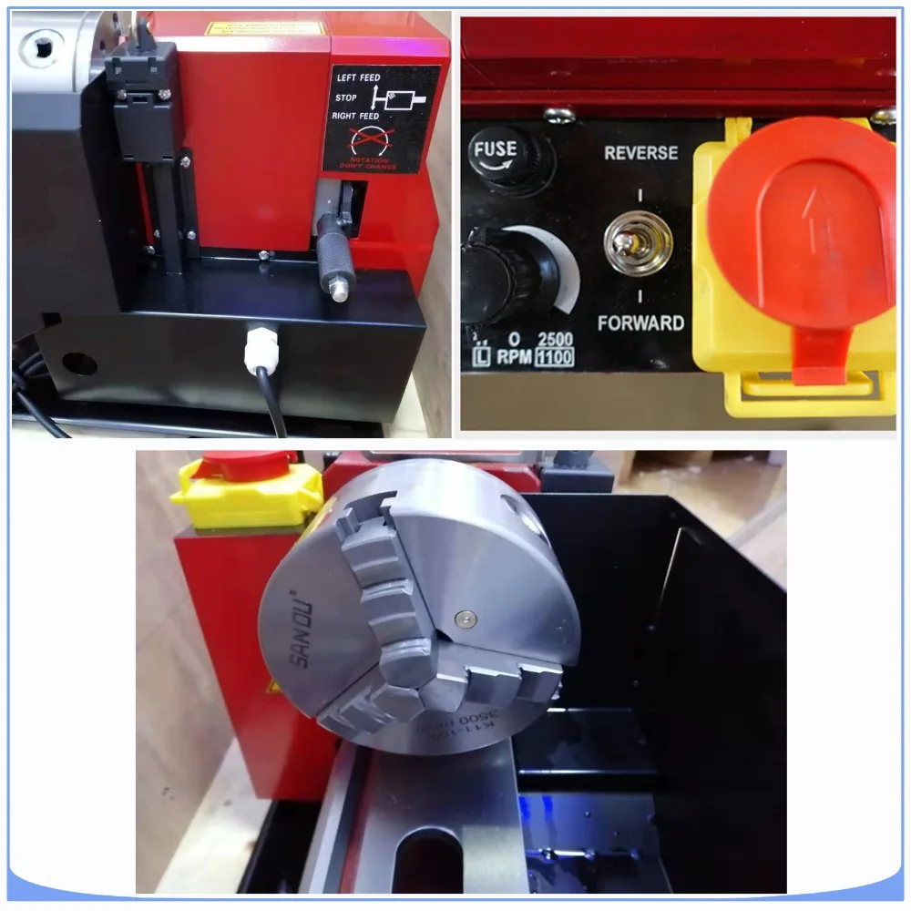 550w Small Lathe Machine Cnc Mini Bench Lathe For Sale
