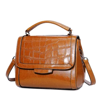 

Women 100% Genuine Leather Bags Female Real Leather Handbag Large Shoulder Bags Elegant Women Cross Body Bags Bolsa 2018