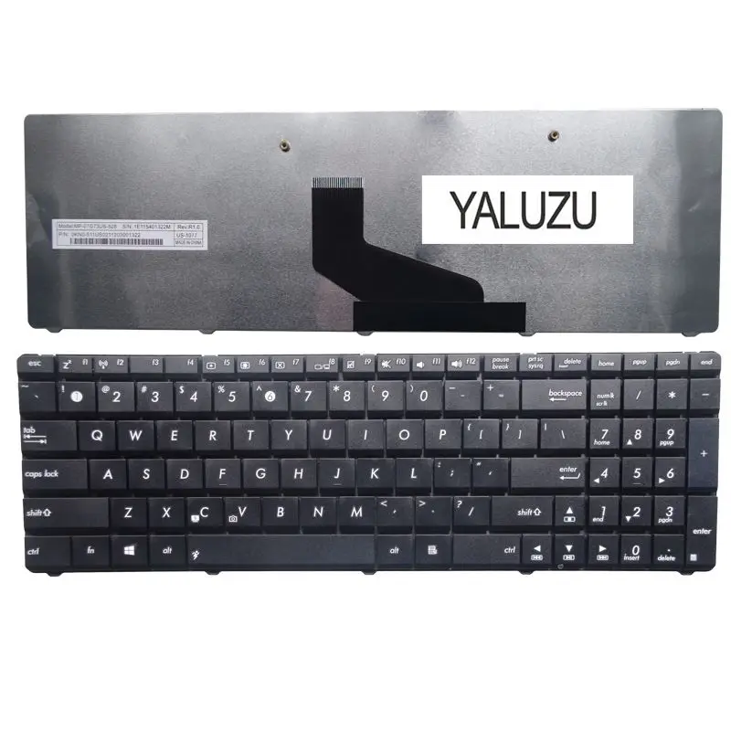 YALUZU нам новый для ASUS K53U K53T X53U K53Z K53B K53BR X53BY K53TA K53TK K73BY K73T X73CBE K53BY K73Y ноутбука клавиатура