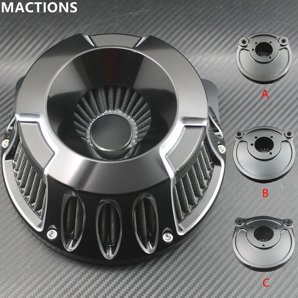 Motorcycle CNC Crafts Air Cleaner Intake Filter For Harley Softail CV