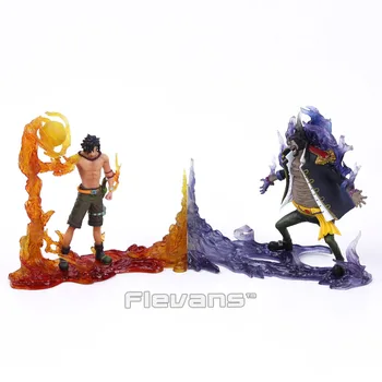 

Anime One Piece DXF The Rival vs1 Portgas D Ace VS Marshall D Teach Figures Collectible Model Toys 2pcs/set Boxed