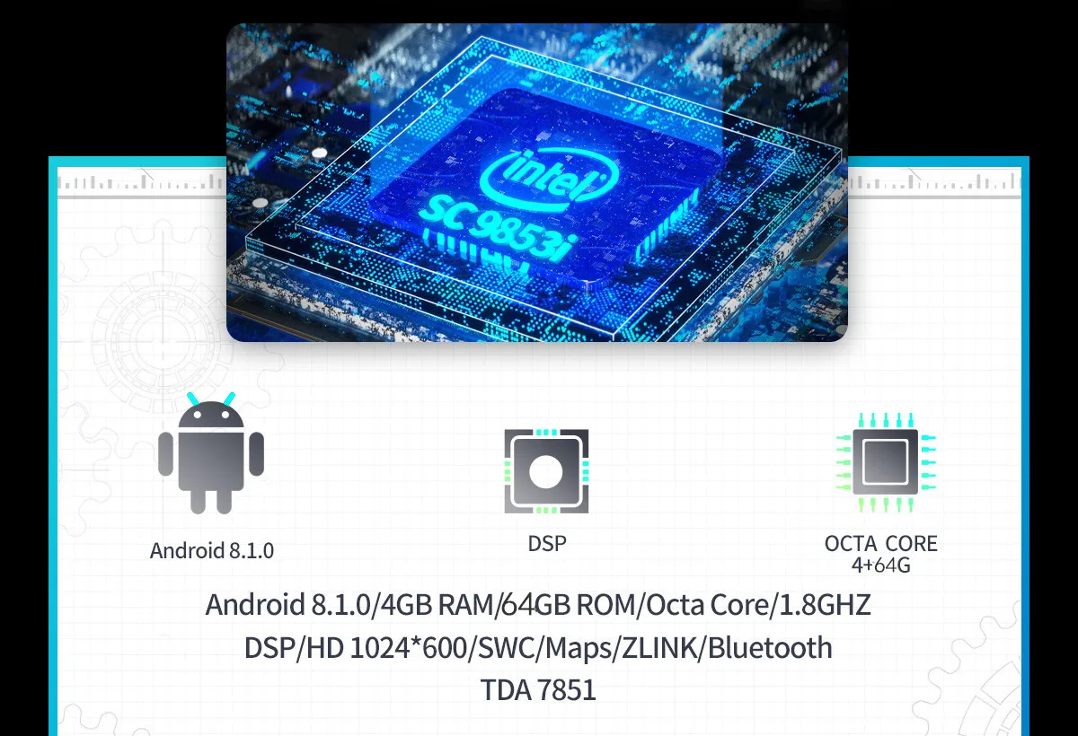 Perfect DSP Carplay 10.1" Android 8.1 Car Multimedia Radio for Toyota Highlander 2009-2014 GPS Subwoofer SPDIF WiFi 4G SIM DVR DAB OBD 5