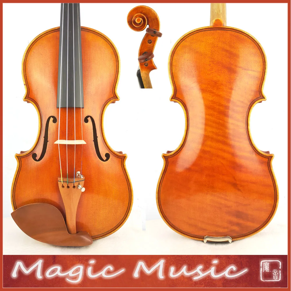 

Master Level! Copy of Rogerius Bon Nicolai Amati Master Violin 4/4 #2248, Russian Spruce & Handmade Oil Varnish