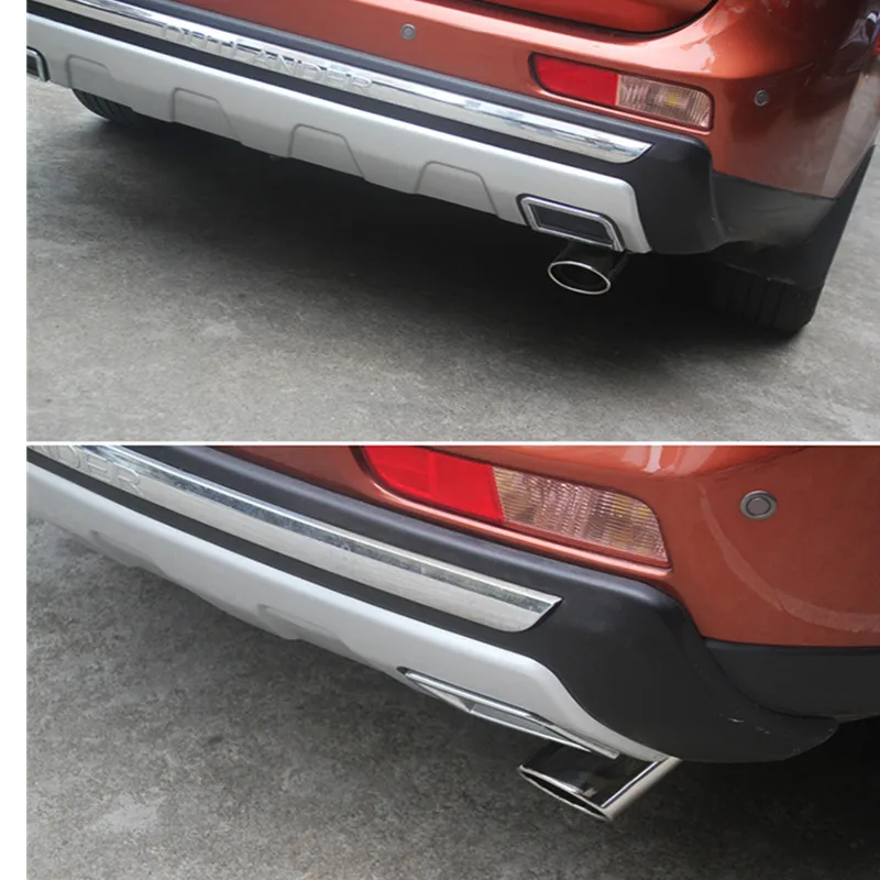 

Free shipping!For Mitsubishi outlander 2013 2014 Stainless Steel Exhaust Pipe Muffler for outlander auto accessories