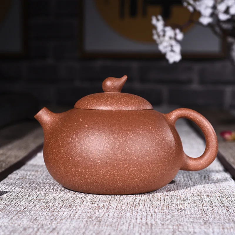 

Pottery Teapot Quality Goods Manual Make Raw Ore Down Slope Mud Pomelo Kettle Kungfu Online Teapot Tea Set Suit Wholesale