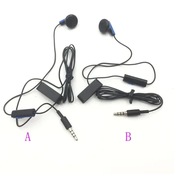 

Wired Earphone For Sony Blue Mono Headset for PS4 Headphone Unilateral Ear Jack W/ Mic Swicth