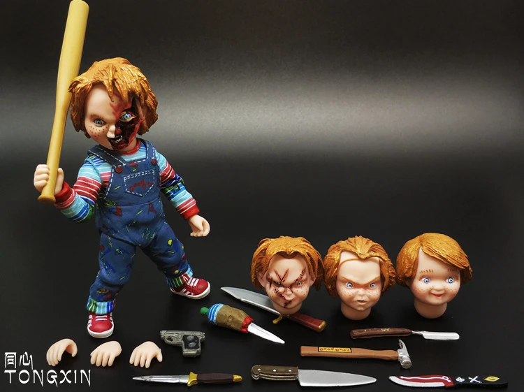 Children'S Play Chucky Spaventoso Movie Doll Toy Action Figure Modello Mobile Neca