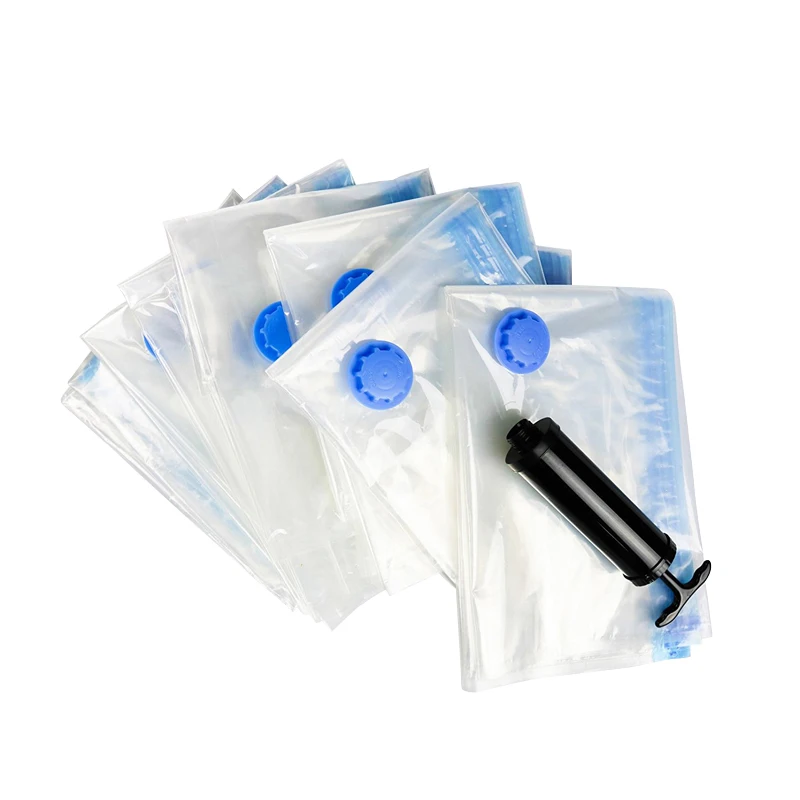Dikale 11 шт. компактный вакуумный уплотнитель сумка для хранения ручной насос Органайзер Одежда для хранения одеяла Запчасти для