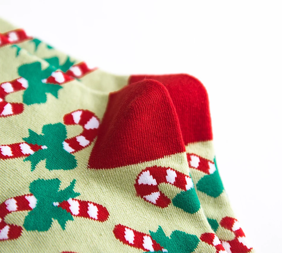 2019 бренд Bendu новые мужские хлопковые носки Счастливого Рождества счастливые подарочные носки женские Модные Повседневные Дышащие 1 пара