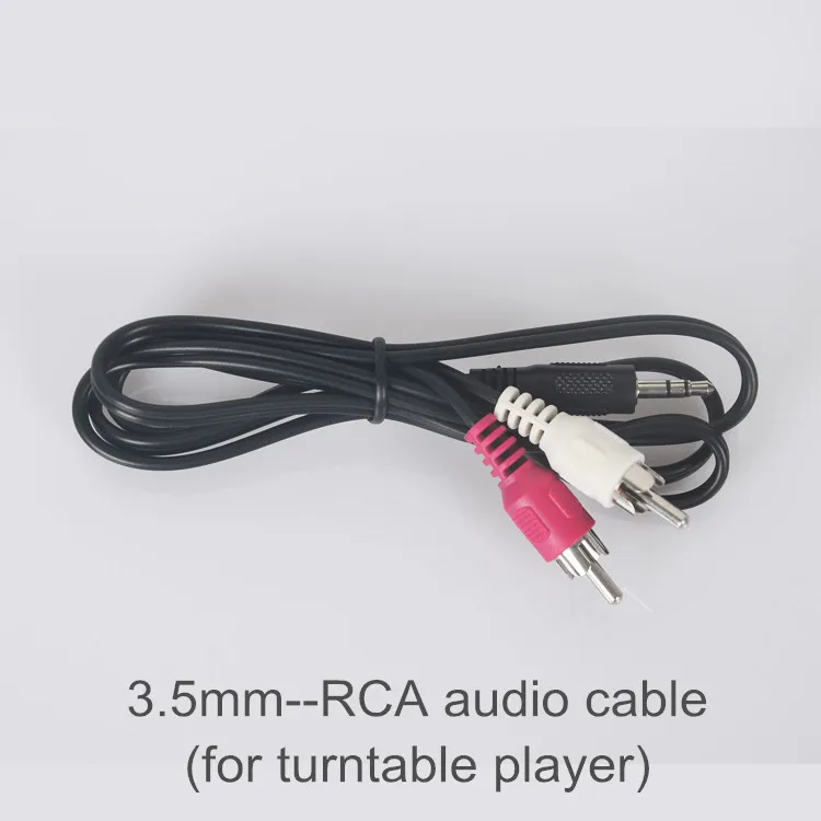 RCA to 3.5mm audio cable for turntable player gramophone vinyl lp