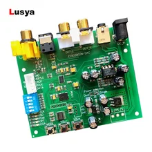 DC 9-15 в ES9038Q2M ies DSD DOP коаксиальный волокно SPDIF цифровой аудио DAC декодер плата 44,1 k-192 k DSD64 32 бит 384k DSD128 DSD256