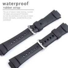 Силиконовые спортивные ремешки для часов Casio серии G-2900, водонепроницаемые резиновые спортивные силиконовые ремешки для часов, аксессуары для браслетов