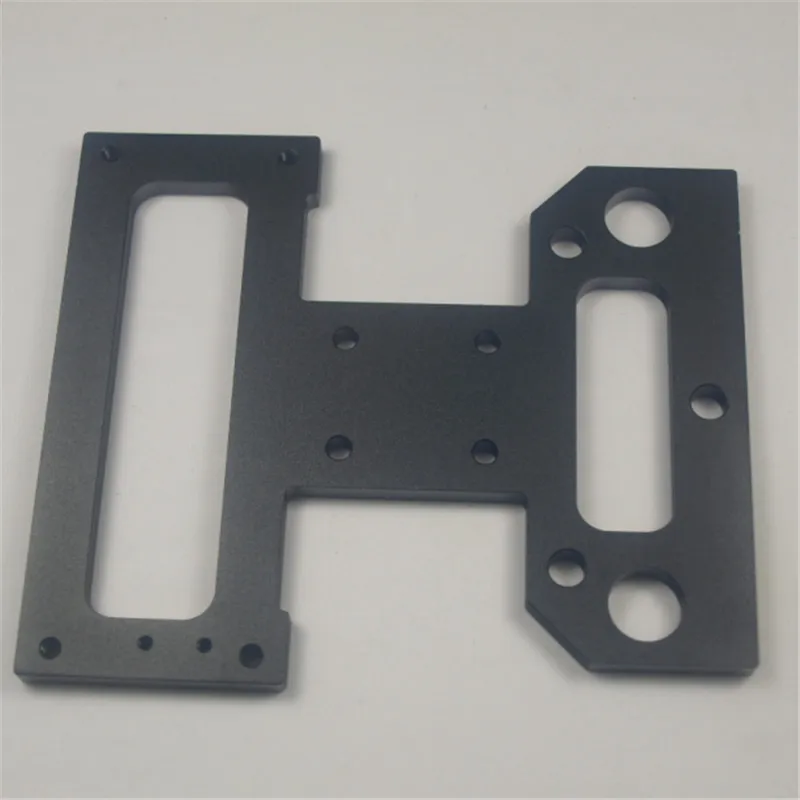 cheap SWMAKER Reprap LulzBot TAZ 3D printer DIY 5mm aluminum alloy metal 2*x_end_plate kit set black color anodized X axis mount plate