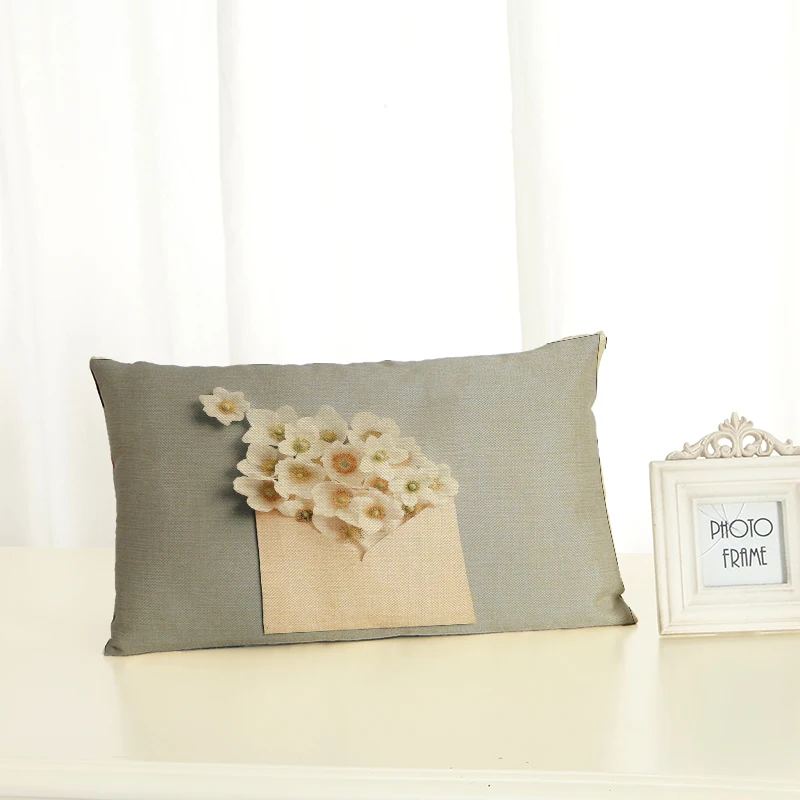 Новая подушка чехол 30x50, накидка для подушки, клан цветочный орнамент подушка для дивана украшения дома поясничная Подушка Чехол