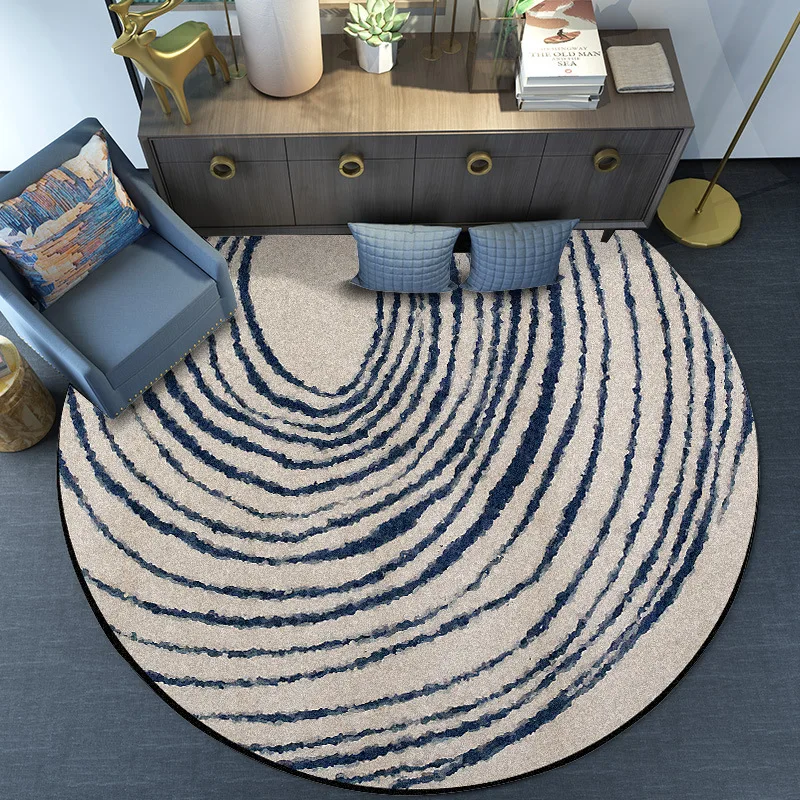 Nordic Style Round Carpet Computer Chair Round Rug Sofa Coffee Table Floor Mat Modern Rugs And Carpets For Home Living Room
