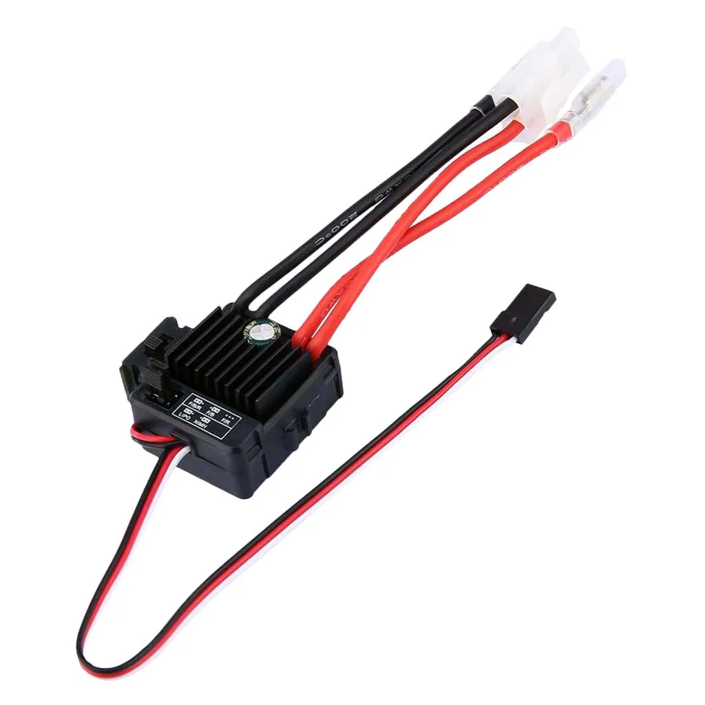 Waterproof Brushed 60A ESC for 1/10 Scale RC Cars Rock Crawler Monster Truck