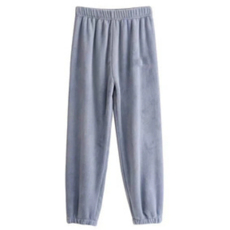 Женские пижамные штаны новые домашние штаны для женщин зимние Фланелевые Пижамные брюки Одежда для дам штаны для сна M-XXL 1 шт