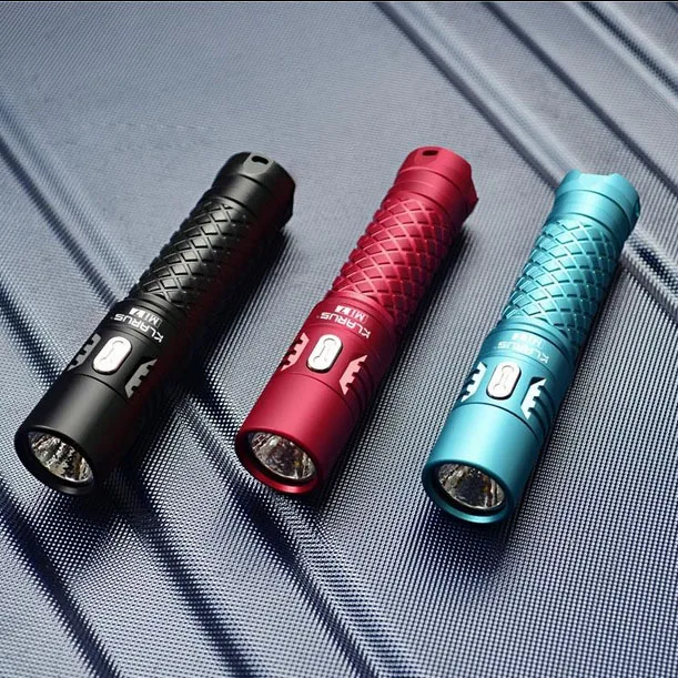 

New Arrival KLARUS Mi7 CREE XP-L HI V3 LED 700 Lumens Mini-might illumination AA Flashlight with Free Battery