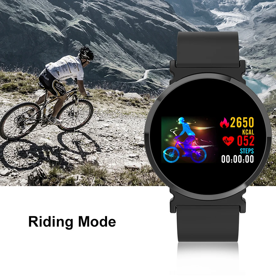 SCOMAS Fashion Smart Watch OLED Display Heart Rate Monitor Blood Oxygen Sports Relogio Smartwatch For Men Women