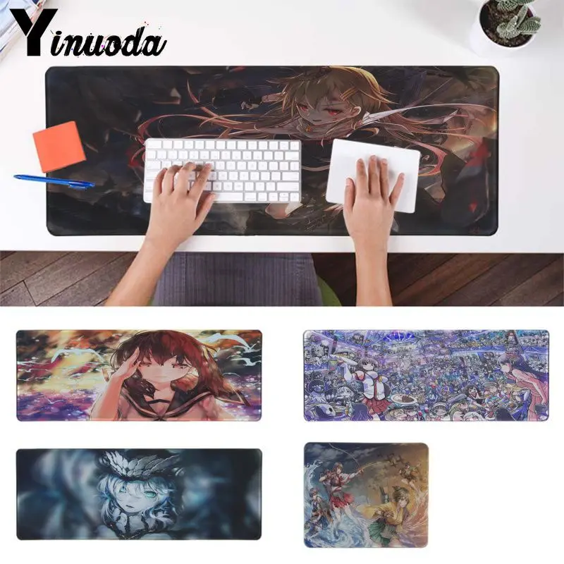 

Yinuoda Boy Gift Pad Kantai Collection Keyboards Mat Rubber Gaming mousepad Desk Mat Smooth Writing Pad Desktops Mate