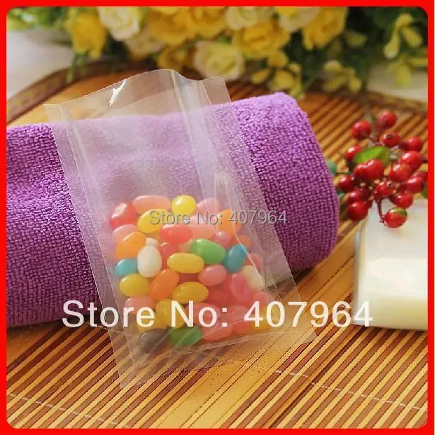 

Transparent vacuum bags food grade plastic bag 6*8CM