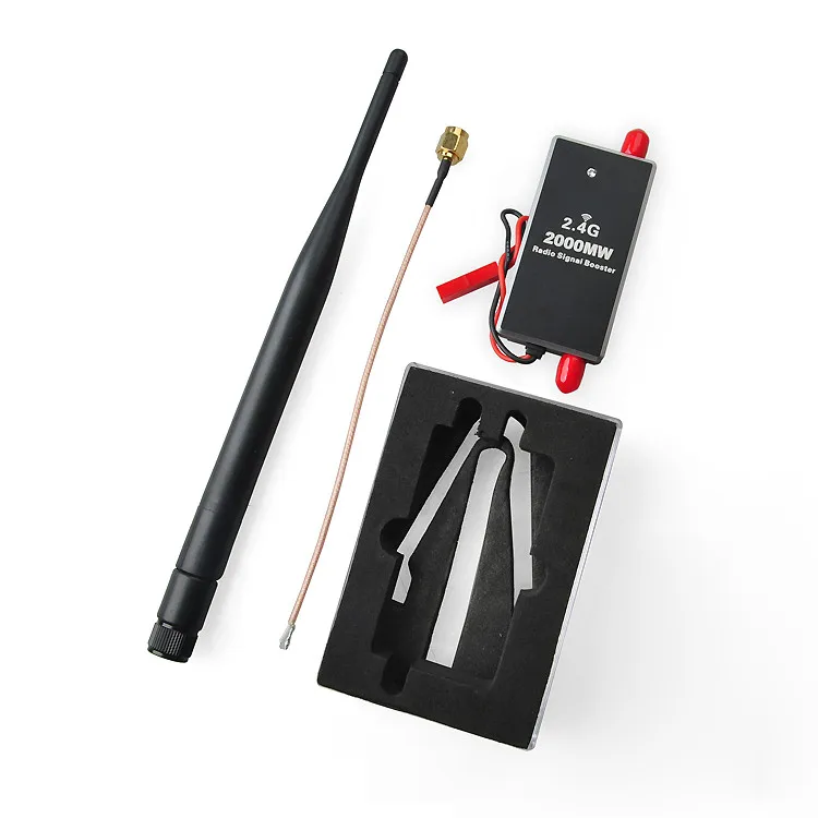 F16682 FPV 2.4G 2W 2000mW Mini Radio Signal Booster Amplifier Module For DJI Phantom RC Transmitter FPV Extend Range