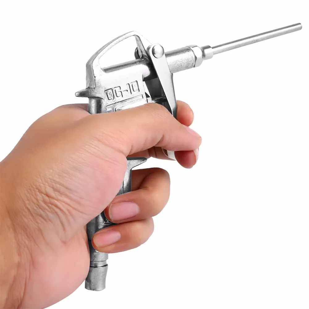 Air Compressor Dust Duster Trigger Handle 1/4" Compressed Alloy Nozzle