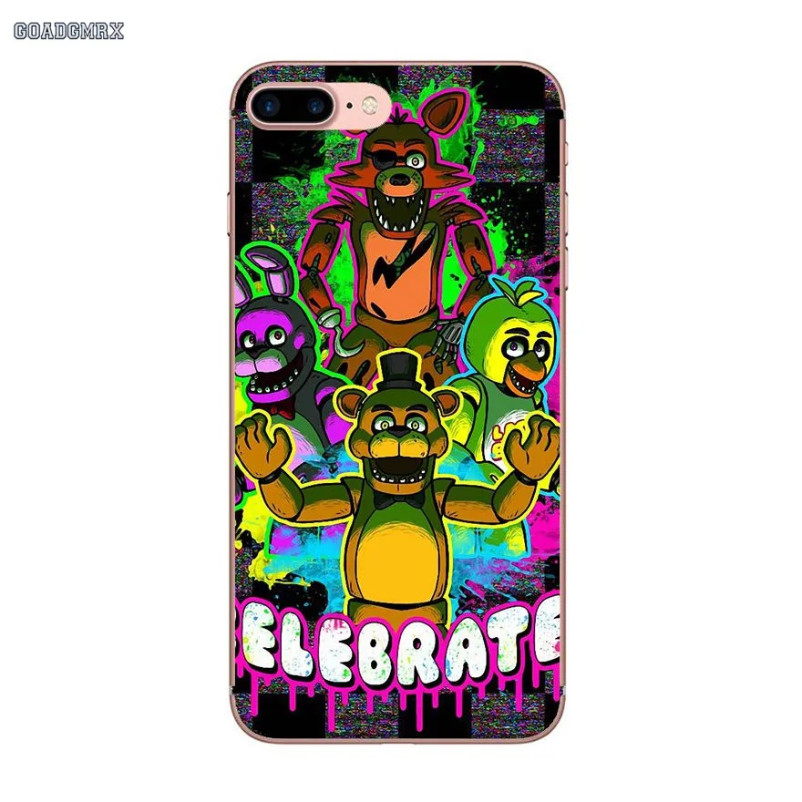 Прозрачные чехлы из ТПУ для Samsung Galaxy S2 S3 S4 S5 Mini Alpha S6 S7 edge S8 S9 Plus J1 Grand Prime Game Five Nights At